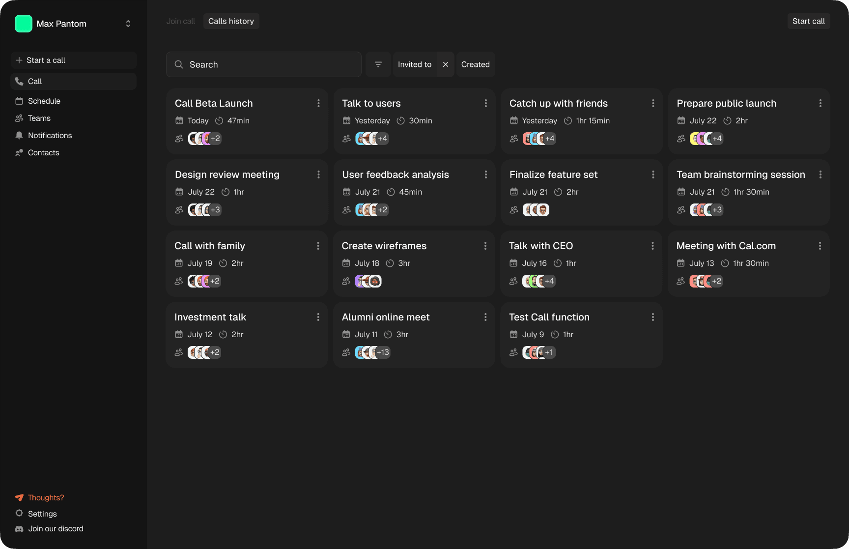 Dashboard preview